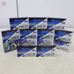  unused unopened Axia PS-IIX 64 70 74 80/PS-II 90 high position cassette tape together 17 pcs set PS-2X/PS-2 AXIA[10