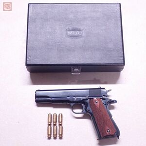  blue wing MGC model gun Colt Government M1911A1 commercial wooden grip gun case attaching SPG present condition goods [20