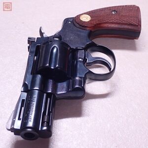  blue wing tanaka model gun Colt python 2.5 -inch HW wooden grip SPG present condition goods [10