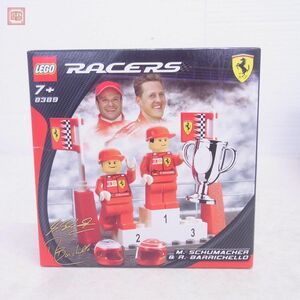 未開封 レゴ 8389 レーサー フェラーリF1 M.シューマッハ&R.バリチェロ LEGO RACERS【10