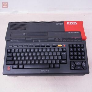 SONY MSX2 HB-F1XD body only electrification OK start-up defect Sony Junk parts taking .. please [20