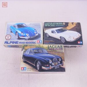  not yet constructed Tamiya 1/24 Lotus Europe special / alpine A110 1600SC/ Jaguar Mark II saloon total 3 point set TAMIYA[20