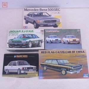  Tamiya /Hasegawa/FUJIMI etc. 1/24 Benz 500SEC/BMW 320i saloon / Toyota Celica 1600GT etc. total 5 point set Junk parts taking .[40