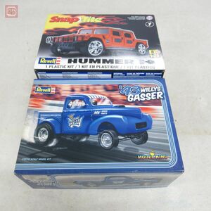 未組立 レベル 1/25 ハマー/ウイリス ギャッサー 計2点セット Revell WILLYS GASSER HUMMER【20