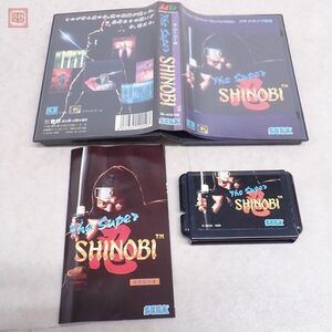  operation guarantee goods MD Mega Drive The * super .The Super SHINOBI Sega SEGA box opinion attaching [10