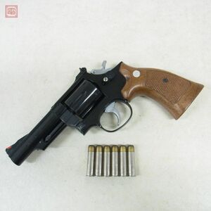  Kokusai gas revolver S&W M19 combat Magnum 4 -inch present condition goods [10