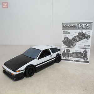 タミヤ 1/10 TB-03 VDS ドリフトシャーシキット 電動RC 4WDレーシングカー メカ搭載 ボディ付 TAMIYA 通電のみ確認 現状品【20