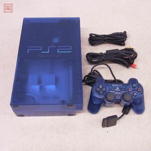 動作品 PS2 プレステ2 本体 SCPH-37000 オーシャンブルー ソニー SONY【20