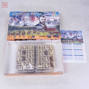 未組立 イタレリ 1/72 FARMHOUES BATTLE American Civil War 1864 ITALERI【20