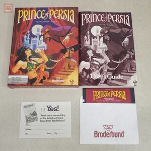 1円〜 Apple IIe 5インチFD プリンスオブペルシャ Prince of Persia ブローダーバンド Broderbund 箱説付【10