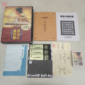 動作品 X68000 5インチFD 藤堂龍之介 探偵日記 黄金の羅針盤 翔洋丸桑港航路殺人事件 Riverhill Soft 箱説・トランプ付【20