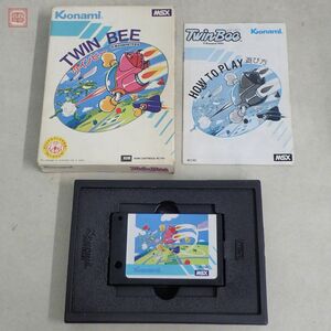  operation guarantee goods MSX ROM twin Be Konami TwinBee KONAMI box opinion attaching [PP