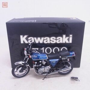 witsu1/12 Kawasaki KZ1000 Mk.IIruminas navy blue WiT*s mile Stone KAWASAKI damage have present condition goods [10