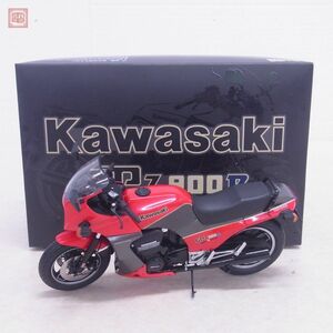 ウィッツ 1/12 カワサキ GPz900R ファイヤークラッカーレッド×メタリックグレーストーン WiT’s マイルストーン KAWASAKI【10