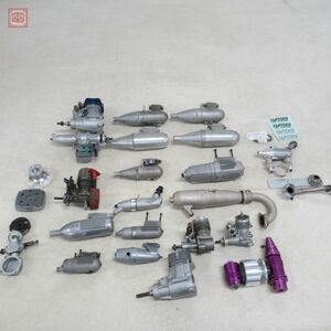  Ogawa . machine /enya other RC for engine / muffler together large amount set Junk part removing radio-controller parts [20