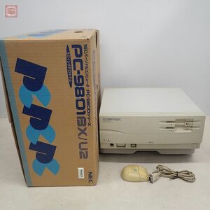 NEC PC-9801BX/U2 корпус HDD нет не оригинальный мышь * с ящиком retro PC PC98 Япония электрический электризация не возможно Junk детали брать .. пожалуйста [60