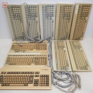 NEC keyboard PC-9800 SERIES/PC-9801V/R/ etc. 10 pcs together 10 pcs. set present condition goods parts taking .. please [40