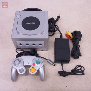  operation goods GC Game Cube body DOL-001 silver Nintendo nintendo Nintendo controller /AC/AV cable attaching [20