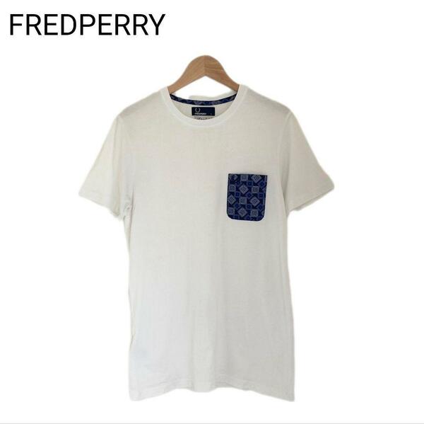 FREDPERRY　Tシャツ　ポケット　ワンポイント　メンズ　Sサイズ
