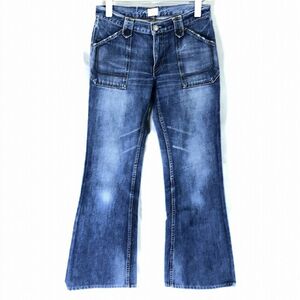 ■【Levi’s】リーバイス/レッドループ　ブーツカット　デニムジーンズ[29/Lサイズ相当]インディゴブルー《中古△》/