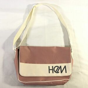 #[HeM] Hem / messenger bag / pink × ivory { super-beauty goods }/