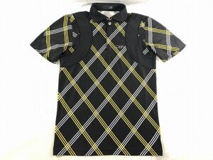 ■《超美品》【23区スポーツ】23区SPORT/半袖ハーフジップ トレーニングシャツ[M]黒/ストレッチ