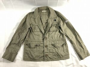 *SM2/sa man sa Moss Moss lady's long sleeve military jacket [M] khaki { with translation }