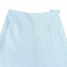 ■【ANAYI】アナイ/ひざ丈　台形スカート[38/Mサイズ相当]ライトブルー《美品》/_画像3