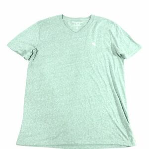 ■Abercrombie&Fitch《中古△》アバクロンビー&フィッチ Ｖネック 半袖 Tシャツ M 緑