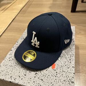 サイズ7-3/8 ニューエラ ロサンゼルス ドジャース LP 59FIFTY New Era LA Dodgers 帽子 キャップ 大谷翔平 MLB ネイビー 5950 ヤンキース
