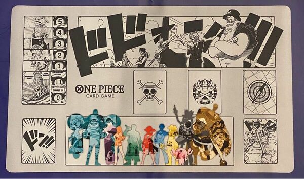 麦わらの一味　ラバー　プレイマット　one piece ワンピース