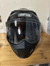 シンプソン システムヘルメット　フルフェイスヘルメット カーボン　L60_画像1