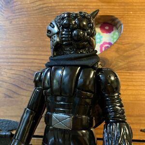  real head REAL HEAD Chaos to LOOPER black!BLACK! β Caro chin beam gun installation! realhead sofvi sofubi genuine head toy 