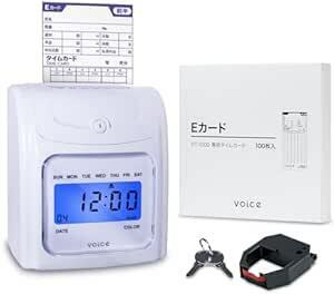VOICE( voice ) time recorder [ cost importance. simple function ]VT-1000 body time card 200 sheets attaching 