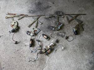  old car Crown MS60 door regulator motor set 