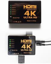 5入力1出力 リモコン付き HDMIセレクター 4K対応 手動切替 5ポート 切替器 ゲーム パソコン テレビ モニタ ポスト投函 送料300円_画像6
