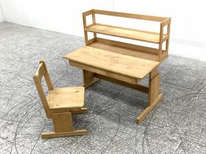 *B* study desk wooden drawer attaching on shelves Kids desk . a little over desk Work desk natural desk 