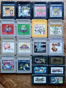  nintendo Game Boy color, Game Boy, Game Boy Advance soft 20ps.@ set sale box none instructions none 