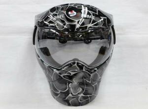 スポーツマスク２ ブラックマンバ ガンメタル UVコート セーブフェイス
