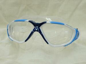  Vista goggle free sa-z white * navy frame × clear lens aqua S 15