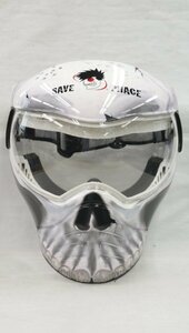 スポーツマスク２ ホワイトスカル UVコート セーブフェイス