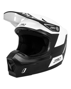  bolt helmet size /S white × black jet Pilot free shipping JETPILOT GA21130
