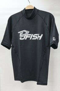 エボリューション ラッシュガード サイズ/XL ブラック×ホワイト メンズ 半袖 ジェイフィッシュ J－FISH JRG４２１２