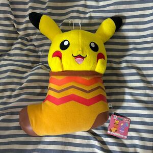 [日曜まで限定出品] ポケモン POKEMIKKEでっかいぬいぐるみ ピカチュウ紙タグ付き ポケットモンスター