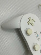 【送料無料 即日発送 動作確認済】Wii クラシックコントローラーPro 2個セット 任天堂 純正 ホワイト ブラック コントローラー_画像8