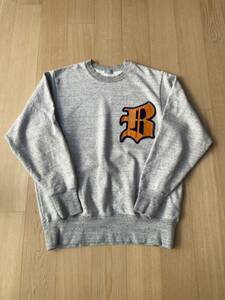 1 jpy start rare 2 kolor / BEACON color 22SS badge sweat gray 