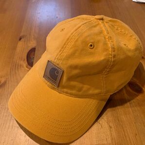 carhartt キャップ　イエロー（ヤマブキ色）