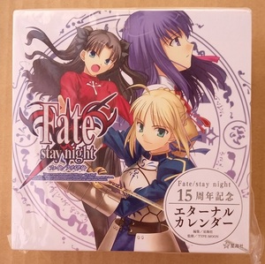 Fate/stay night 15 anniversary commemoration Eternal calendar /TYPE-MOON/ Saber /. slope ./ interval . Sakura /i rear / star sea company /. inside ./.... ./ calendar 