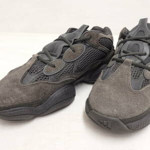 mf61) adidas YEEZY 500 UTILITY BLACK アディダス イージー500 ユーティリティブラック スニーカー F36640 28.5cmの画像1