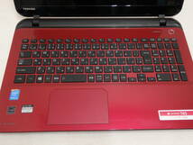 kd44) ジャンク TOSHIBA PT65NRP-SHA Red 15.6inch ノートPC dynabook T65 モデルナレッド Windows 10 Home HDD：1TB RAM:8GB_画像2